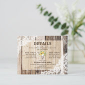 Rustic Boho Sunflowers Longhorn Details Card Begleitkarte (Stehend Vorderseite)