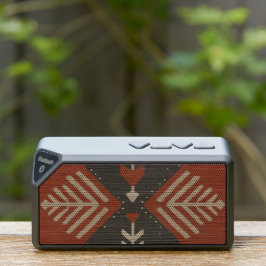 Rustic Boho Terracotta Print Bluetooth Speaker