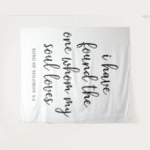 Rustic Boho Wedding Backdrop Banner Wandteppich (Vorderseite (Horizontal))