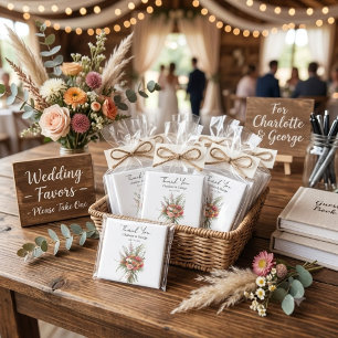 Rustic Boho Wedding Bouquet Blume Gastgeschenk Hoc Magnet