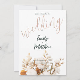 Rustic Boho Wedding Einladung
