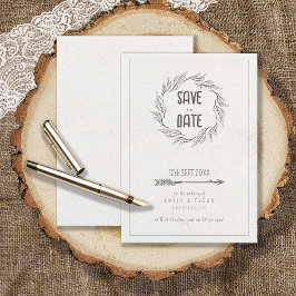 Rustic Boho Wedding ID1109 Save The Date