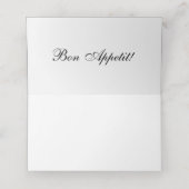 Rustic Boho Wedding Platzkarten (Innenseite Aufgefaltet)