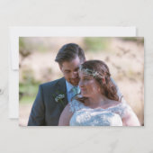 Rustic Boho Wildblumen Sonnenblumen Foto Vielen Da (Rückseite)