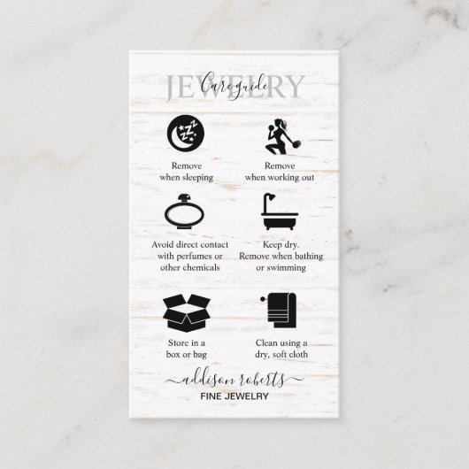 Rustic Boho Wood Watercolor Sonnenblumen Juwelenpf Visitenkarte (Vorderseite)