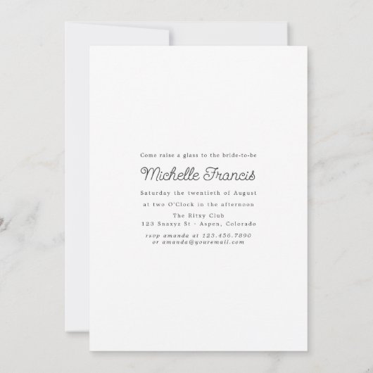 Rustic Bokeh Maus Firefly Mason Jar Dusche Invita Einladung (Rückseite)