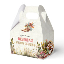 Rustic Boots Cowgirl 1. Rodeo Geburtstagsgeschenkb