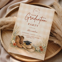 Rustic Boots Graduation Party