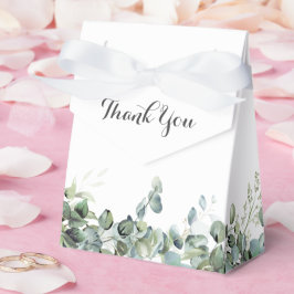 Rustic Botanical Eucalyptus Greenery Wedding Geschenkschachtel