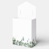 Rustic Botanical Eucalyptus Greenery Wedding Geschenkschachtel (Geöffnet)