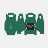 Rustic Botanical Eucalyptus Greenery Wedding Geschenkschachtel (Ungefaltet)