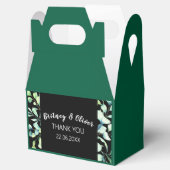 Rustic Botanical Eucalyptus Greenery Wedding Geschenkschachtel (Geöffnet)