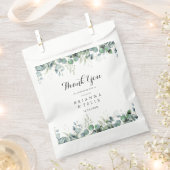 Rustic Botanical Eucalyptus Greenery Wedding Geschenktütchen (Ausgeschnitten)