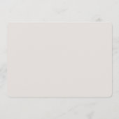 Rustic Botanical Save the Date Card (Rückseite)