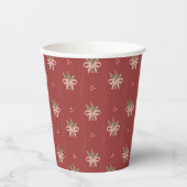 Rustic Botanicals Feiertage Pappbecher (Vorderseite)
