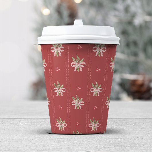 Rustic Botanicals Feiertage Pappbecher