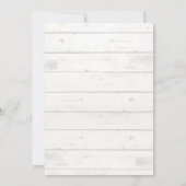 Rustic Boy Lion Baby Dusche Einladung Blue (Rückseite)