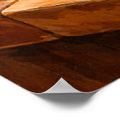 Rustic Bread and Olive Oil a Mediterranean Kitchen Poster (Ecke)