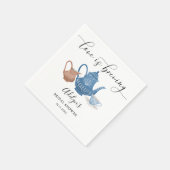 Rustic Bridal Teedusche Serviette (Ecke)