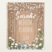 Rustic Bridal Wedding Planner | Barn Floral Design Planer (Vorderseite)