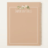 Rustic Bridal Wedding Planner | Barn Floral Design Planer (Rückseite)