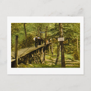 Rustic Bridge Eastman Springs Benton Harbor Mi Postkarte