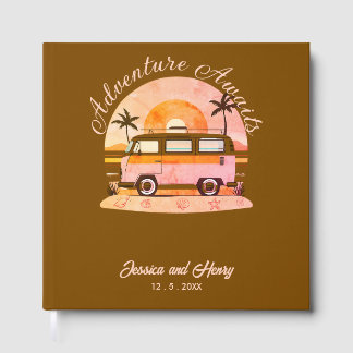 Rustic Brown Adventure erwartet Reisen Gästebuch