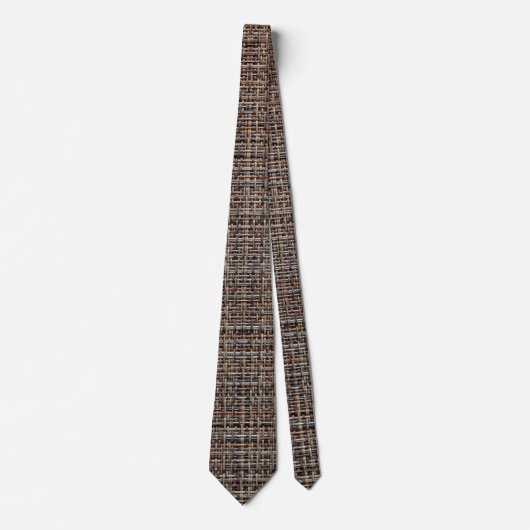 Rustic Brown Background Neck Tie Krawatte (Vorderseite)