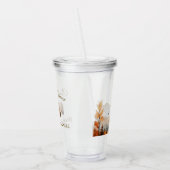 Rustic Brown Bear Family Baby Shower Acryltrinkbecher (Links)