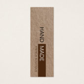 Rustic Brown Kraft Paper Closing Price Hang Tag (Vorderseite)