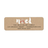 Rustic Brushed Noel Kraft Christmas (Vorne)