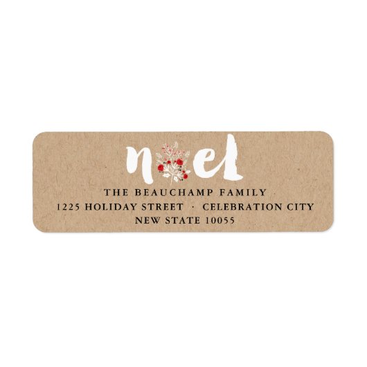 Rustic Brushed Noel Kraft Christmas (Vorne)