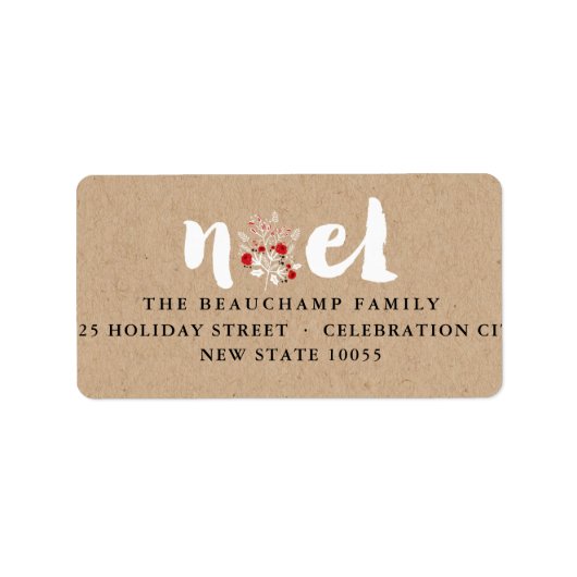 Rustic Brushed Noel Kraft Christmas (Vorne)