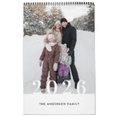 Rustic Buffalo Check 2026 Photo Calendar Kalender (Titelbild)