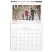 Rustic Buffalo Check 2026 Photo Calendar Kalender (Mär 2026)