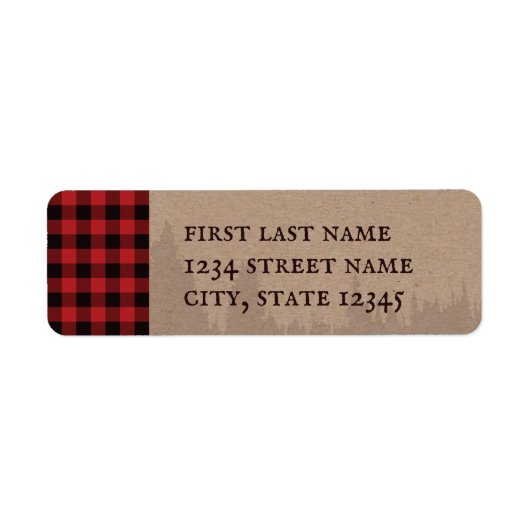 Rustic Buffalo Kariert Lumberjack Adresse (Vorne)