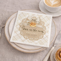 Rustic Bun in Oven Baby Shower Napkins