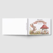 Rustic Bunny Baby Showbook Gästebuch (Voll)