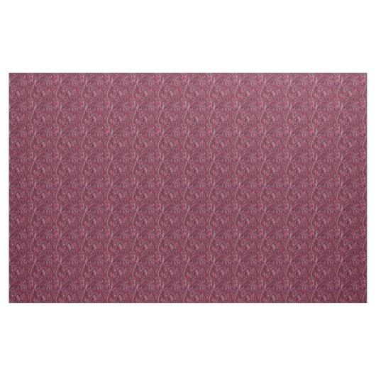 Rustic burgundy tooled leather stoff (Yard (91,4 cm))