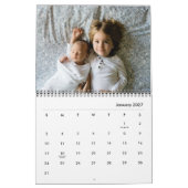 Rustic Burlap 2025 Foto-Kalender Kalender (Jan 2027)