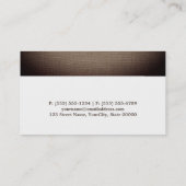 Rustic Burlap Bow, Discount Voucher Rabattkarte (Rückseite)