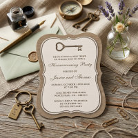 Rustic Burlap Heart Key New Zuhause Housewarming