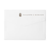 Rustic Burlap Mason Jar Wedding (Rückseite)