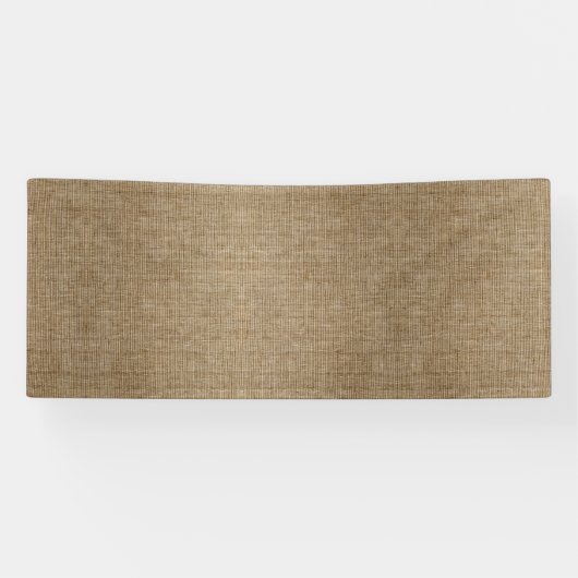 Rustic Burlap Nature Pattern Banner - Bauernhof (Horizontal)