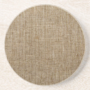 Rustic Burlap Nature Pattern Untersetzer - Bauernh