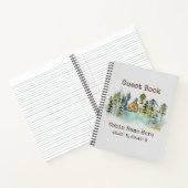 Rustic Cabin Custom Coordinated Guest Book Notizblock (Innenseite)