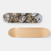Rustic Camo Forest Pattern Skateboard (Horizontal)