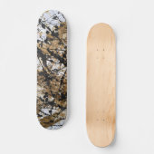Rustic Camo Forest Pattern Skateboard (Vorderseite)