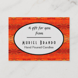 Rustic Candle Company stellt Umschließungskarte zu Begleitkarte