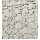 Rustic Caribbean Coral Stone Wall 1 Duschvorhang (Vorderseite)